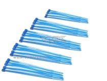 Fascette in plastica colorate Blu 25pz VRX